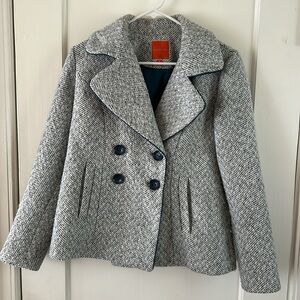 Mod cloth double breasted coat.